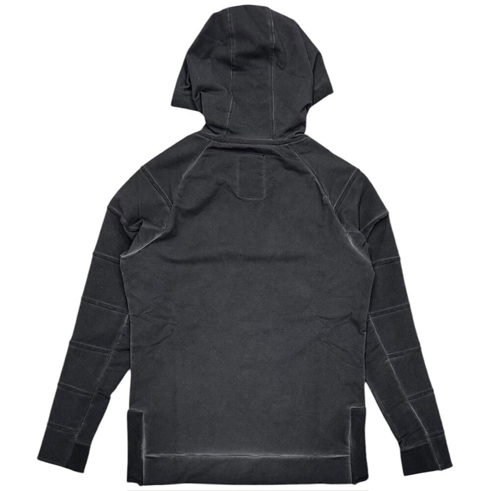 American Fighter Women's Hoodie Paved Pullover Black Vintage Washed Sweatshirt - Picture 2 of 7